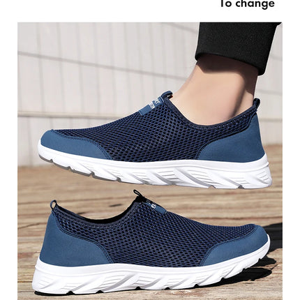 YRZL New Running Shoes for Men Breathable Sports Shoes Light Weight Fashion Summer Breathable Sneakers for Men Plus Size 39-46