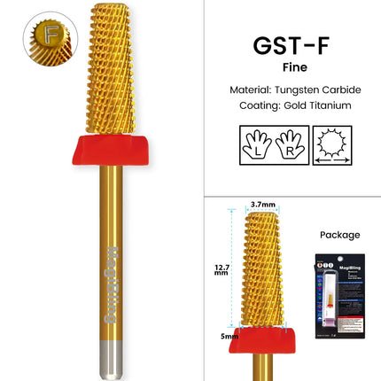 Tapered Barrel Nail Drill Bits Carbide Nails Grinding Head Milling Cutter 4XC Hard Soft Gel Removal Polishing DIY Tools