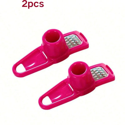 1/2pc Mini Garlic Grinder Creative Garlic Press Kitchen Garlic Mash Manual Garlic Mashing Green Kitchen Gadgets Tool