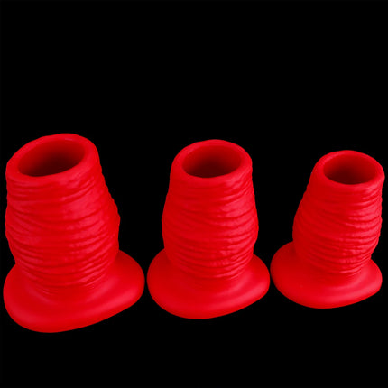 NEW Hollow Anal Plug Soft Silicone Huge Fisting Butt Plugs Anus Dilator Enema Vaginal Speculum Prostate Massag  Adult Sex Toys