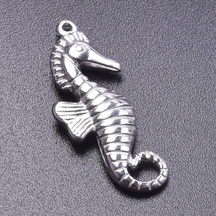 5pcs Stainless Steel Conch Starfish Turtle Charms For Jewelry Making Supplies Ocean Charm Silver Color Pendant Handmade Material
