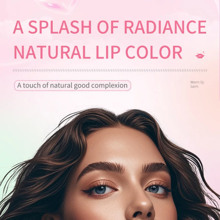 Gege Bear Moisturizing Color-changing Lip Balm with natural ingredients for soft, smooth lips all summer long