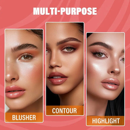 Butter Bronze Contouring Cream Shading Palette Silky Shimmer Powder Waterproof Monochrome Nude Matte Korean Face Cosmetics