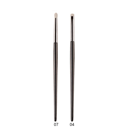1pc White Pony Hair Eyeshadow Makeup brushes Small Smudge Precision Crease Detail Bevel Eye Shadow Make up brush Liner Lip