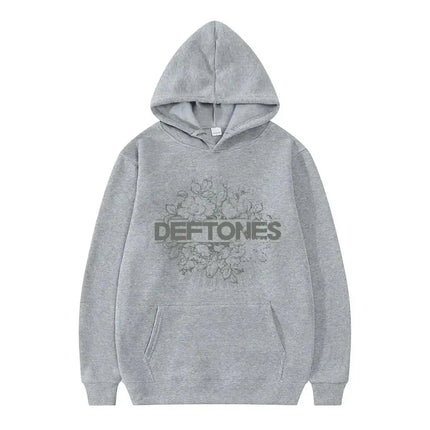 New Deftones Fashion Prevalent Print Hooded Men Women Plus Size Hoodies Retro Punk Sweatshirt Unisex Personality Streetwear