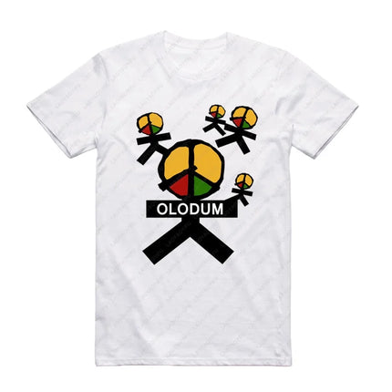 Retro Antiwar Michael Jackson MJ OLODUM Summer Unisex Men's Women's T-shirts Tee Tops Children's Adult Parent-Child T-shirts