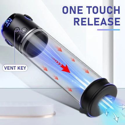 Electric Penis Pump Sex Toys for Men Penis Extension Automatic IPX7 Penis Water Pump Penis Enlargement Dick Erection Penis Train
