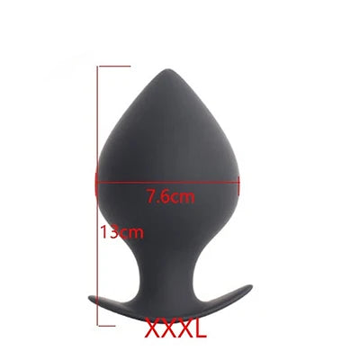 39-81mm Anal Plug Hard Silicone Butt Plug Fisting Men Prostate Massager Anal Beads Adult Sex Toys for Women Men Anal Dilator