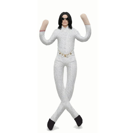 28CM Anime Michael Jackson Cosplay Prop Doll Plush Stuffed Figure Dolls Room Decoration Abstract Joint Mobility Props Gift