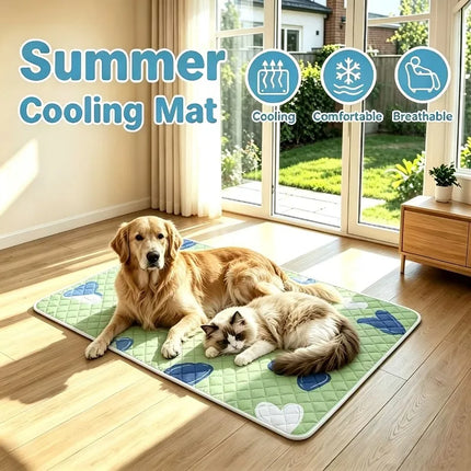 KEMORELA Ice Cool Upgrade Extra Large Cooling Dog Mat Cooling And Breathable Small Big Dogs Pad Breathable Pet Cold Bed