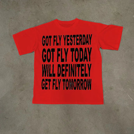 Men Y2K T-shirt Hiphop Harajuku Letter Print Retro Top Grunge Goth Streetwear Punk Oversized Breathable Short Sleeve T-shirt EMO