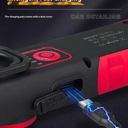 FUNAYA Portable Flashlight Car Detailing Tools Car Paint Finish Lamp Scan Swirl Magnetic Grip Multi Auto Repair Working Lights