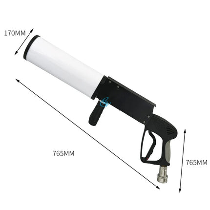 Handled CO2 Smoke Jet Machine LED Gas Column Fog Gun Machine Stage Special Effect For DJ Disco Party Wedding