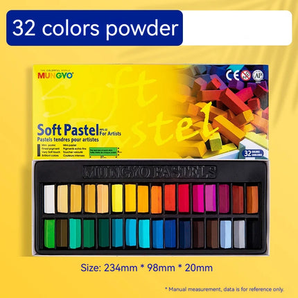 24/32/48/64 Color Chalk Set Color Crayons for Beginners A Variety of Painting Pastel Stick Students Art Painting Stationery