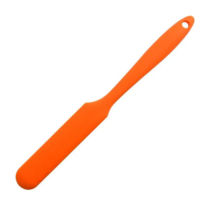 High Temperature Resistant Silicone Long Spatula Multi-color Cream Spatula Household Cake Making Small Accessories Baking Tools