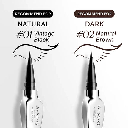 A.M.G Smooth Quick-Drying Eyeliner Pen Waterproof, Smudge-Proof, Long-Lasting, Colorful Eyeliner Pen