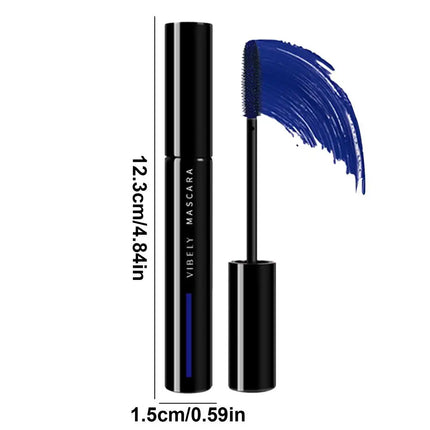 1pcs Colorful Mascara Curling Thicking Eyelashes Extension Waterproof Volumizing Blue Mascara Long Lasting Non-Smudge Cosmetic