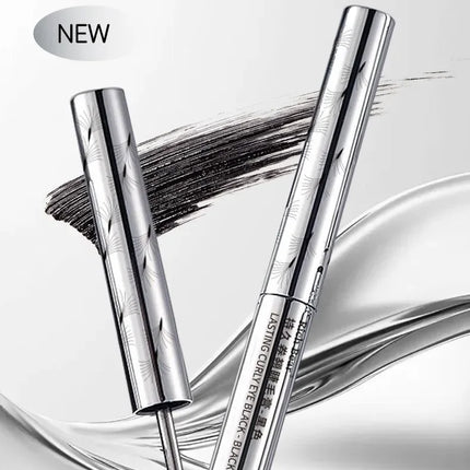 Steel Tube Mascara-Special Spiral Brush,Waterproof LongLasting Silk Fiber Mascara,keep Each Eyelash Curled for aLong Time Makeup