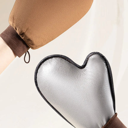 Finger Glove Reusable Body Self Tan Glove Applicator Tanning Gloves Cream Lotion Mousse Body Cleaning Glove Self Tanner