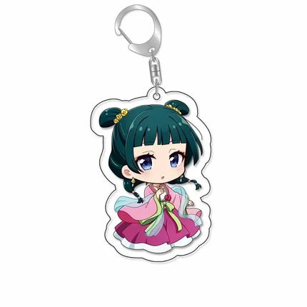 Anime The Apothecary Diaries Acrylic Keychain Cute Maomao Figure Keychain Keyring for Bag Backpack Accessories Gift