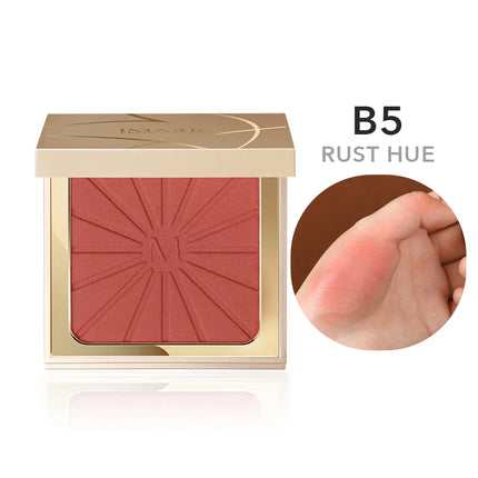 IMAGIC Brightening Highlighter&Cheek Blush Palette Professional Brighten 8-Color Repair Smooth Oil-Control Natural Pressed Makeu
