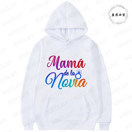 Women's Bachelorette Sweatshirts: Spanish Girls Single Farewell Pullover Hoodies, Future Bride & Bridesmaid for Bridal Shower