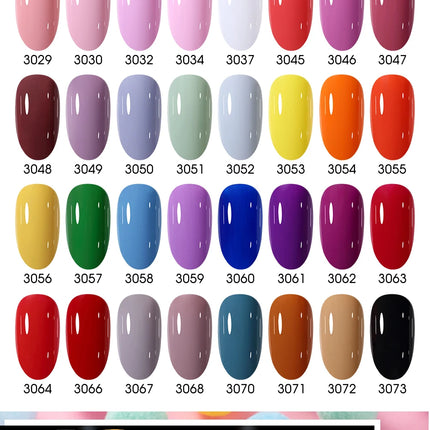 Arte Clavo Colourful Gel Nail Polish Nail Art Gel Varnishes Macaron Color Nail Semi Permanant Soak Off LED UV Gel Nail Varnishes