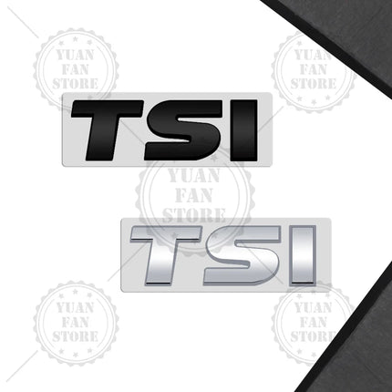 TSI TDI Emblem Car Styling 3D Sticker ABS Logo Badge For Tiguan Polo Golf 4 5 6 MK6 Passat B5 B6 Bora Jetta Touran T-Cross Caddy