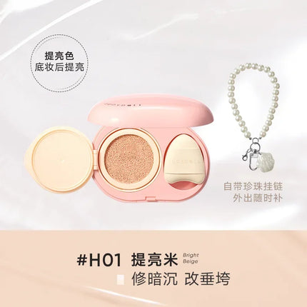 Judydoll Air Cushion Concealer Brightening Liquid Face Expansion Conceals Dark Circles Base Facial Makeup BB Cream