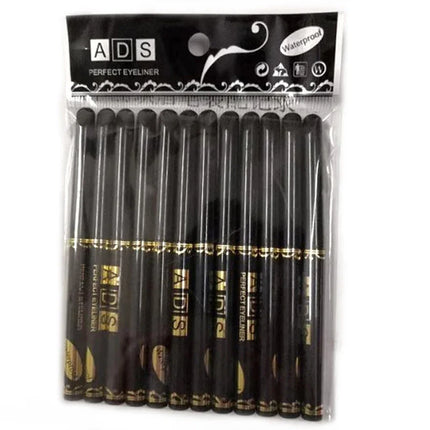 1/2/5/12pcs Waterproof & Sweat-Proof Black Eyeliner Pencil Eye Liner Gel Pen Long-Lasting Anti-smudging for Bold Eye Makeup
