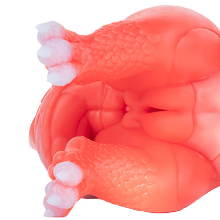 GEEBA Fantasy Red/Blue Dragon Male Masturbator Silicone Adult Men's Onahole Pocket Pussy Realistic Vagina Stroker Men Sex Toys