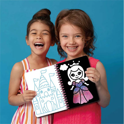 DIY Cartoon Magical Transfer Painting Crafts for Kids Arts and Crafts Toys Children Creative Educational Learning Drawing Toys