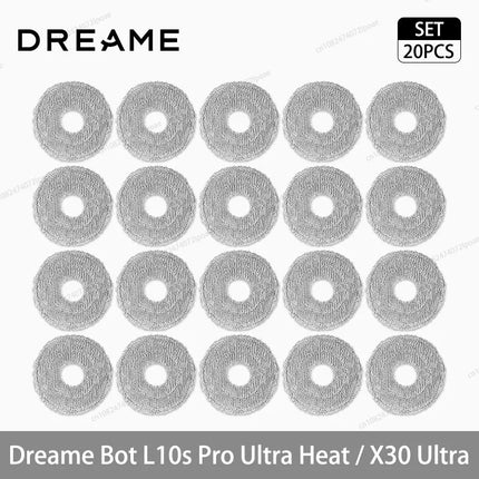 Dreame L10s Pro Ultra Heat / X30 Ultra Robot Vacuum Cleaner Accessories Main Side Brush Mop Cloth Hepa Filter Dust Bag Spare