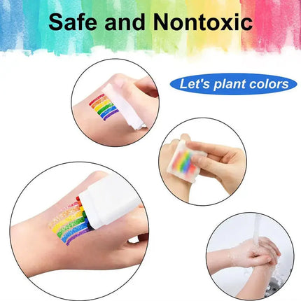 2026 Rainbow Crayon Paint Rainbow Birthday Party Colourful Theme Party Accessories Party Family Costume Gift Pocket Size