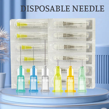 Fine Needle Painless Irrigator 18G 25G 31G 32G 34G 1.5mm Disposable Syringes Eyelid Lip Face Beauty Tool