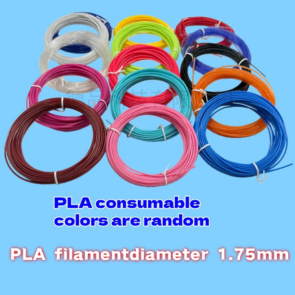 3D Filament Refills 50M/100M/200M Colorful 3D PLA Refill 3D Printing Pen Filament Printing Material High-Precision Printing Pen