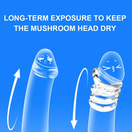 Male Penis Sleeves Adult Sex Toys Foreskin Corrector Resistance Ring Delay Ejaculation Cock Rings C-shaped Semen Lock Rings