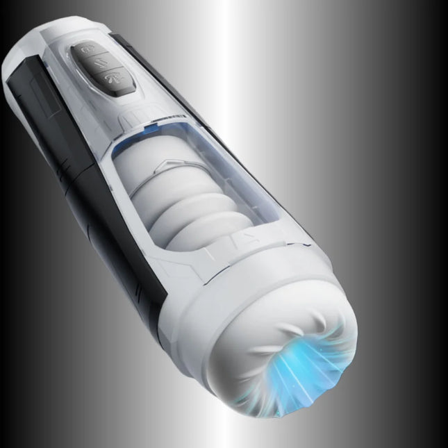 Male Masturbator Cup With Realistic 3D Sleeve 7 Thrusting & Vibrating Stimulation Modes  for Male Masturbation Penis Training