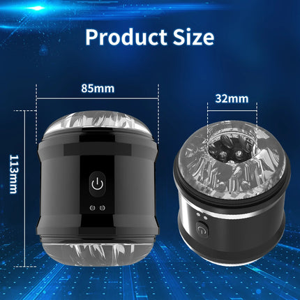 Sex Toys for Men Automatic Male Masturbator Cup with 9 Frequency Vibration Penis Trainer Oral Vaginal Pocket Pussy Adult Goods