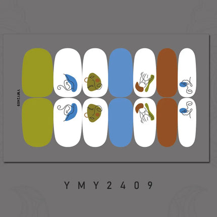Nail Wraps Art Decals / Wraps Ongles Décals