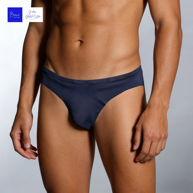 Men's Ultra-Thin Ice Silk Sports Thong | Seamless No Trace G-String | Breathable T-Back Underwear | Sexy Exotic Lingerie | Plus