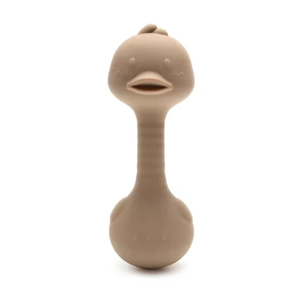 Silicone Baby Rattle Toys Easy To Grip Newborn Gift Cute Rabbit Sand Hammer Rattles Teething Toy for Infants Baby Stuff BPA Free