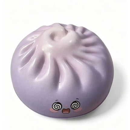 New Dumpling Pressure Dumpling Squishies Cute Colorful Bun Toy Slow Rising Stress Relief Fidget Toy for Adults Anti-Anxiety Gif