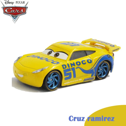 Original Pixar Cars 3 Farm Cars Bulldozer Frank Harvester Tractor  Diecast Toys Car Christmas Gift Toys for Children