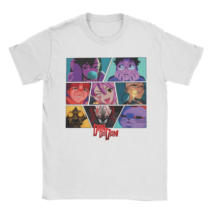 Japanese Funny Anime Dandadan T-shirt Men Women Clothing Cartoon Short Sleeve Tops High Quality Cotton Oversized Tees for Fans