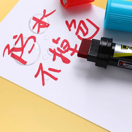 POP Waterproof Paint Permanent Sketch Graffiti Refillable Markers Pen Drawing Poster Manga Office School Art Stationery Supplies