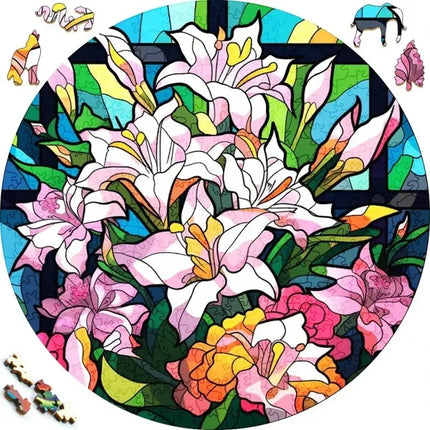 Sunflower Butterfly Jigsaw Wood Puzzle, Difficult To Play Irregular Animal Fragment Puzzle, for Adults Relieve Stress  Gift