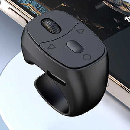 BT 5.3 Fingertip Remote Control Video Flipping And Browsing Page Turner for Smartphones Wireless Camera Shutter Selfie Button