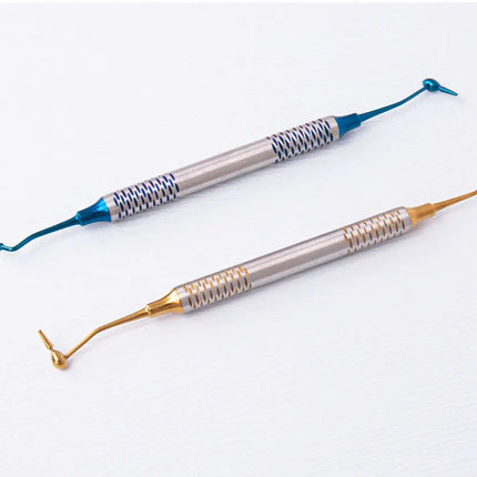 Dental Resin Spatulas Composite filling Dental Dentistry tools 6pcs/Set Titanium Plated Head Resin Filler set