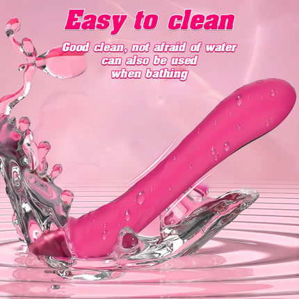 Beginner Vagina Vibrator for Women Clitoris Nipples Stimulator Clit G-Spot Vibrator Female Masturbator Sex Toy for Women 18+